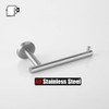 JQK Toilet Paper Holder, 5 Inch 304 Stainless Steel Thick