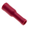 Female Bullet Crimp Terminals, Pack of 100 - Red, 12A,