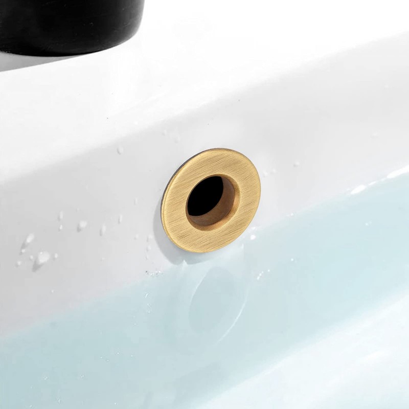 Overflow Ring for Sink Brass Round Sink Overflow Rings Decorative