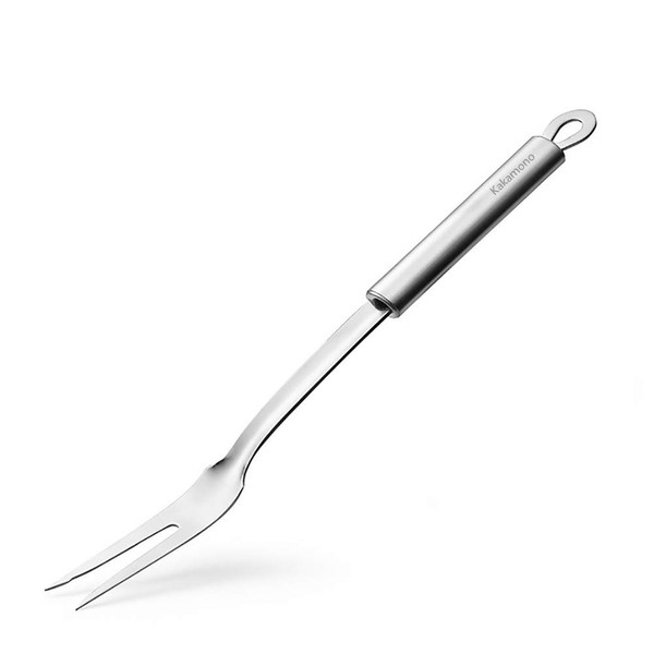 Kakamono Carving Fork Stainless Steel Barbecue Meat Forks BBQ Kitchen Tool (12 Inch)