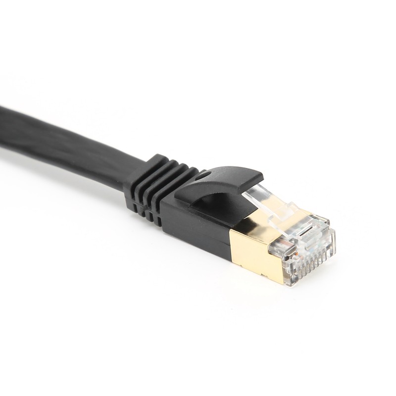 Network Cable 10 Gigabit Double Shielded CAT7 8‑Core Twisted Pair