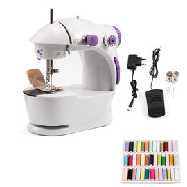 Sewing Machine Mini Portable Sewing Machine for Beginners Adults, Electric Handmade Speed Crafting Patch Machine Electric Overlock Sewing Machines
