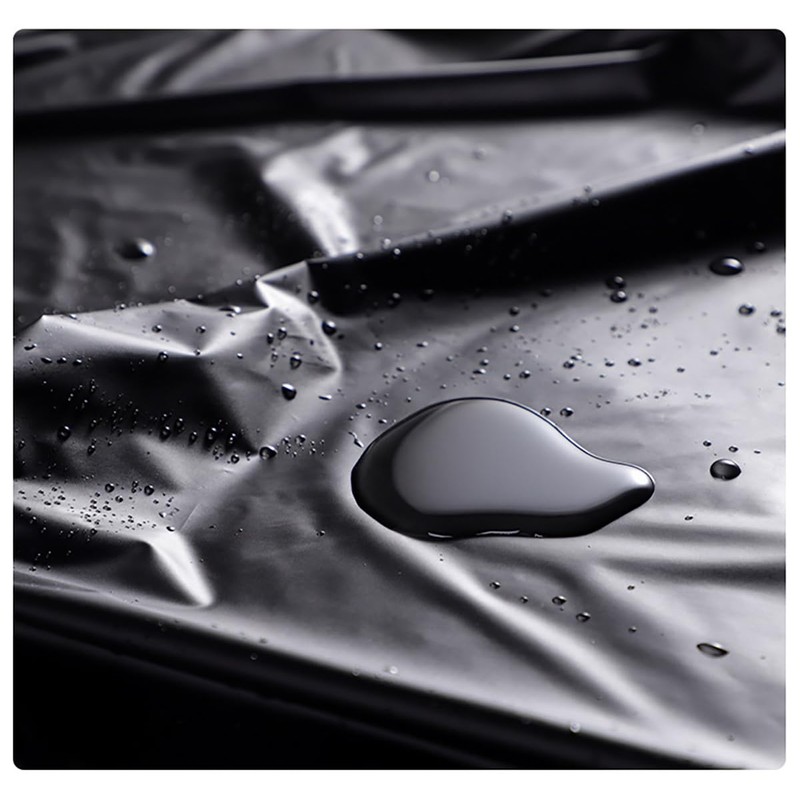 PVC Waterproof Mattress Bed Cover Thickened Mattress Protective Cover Bedspread,Black,1.3M*2.2M