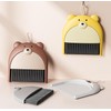 Losuya Mini Cartoon Dustpan and Brush Set Portable Cleaning Brushes