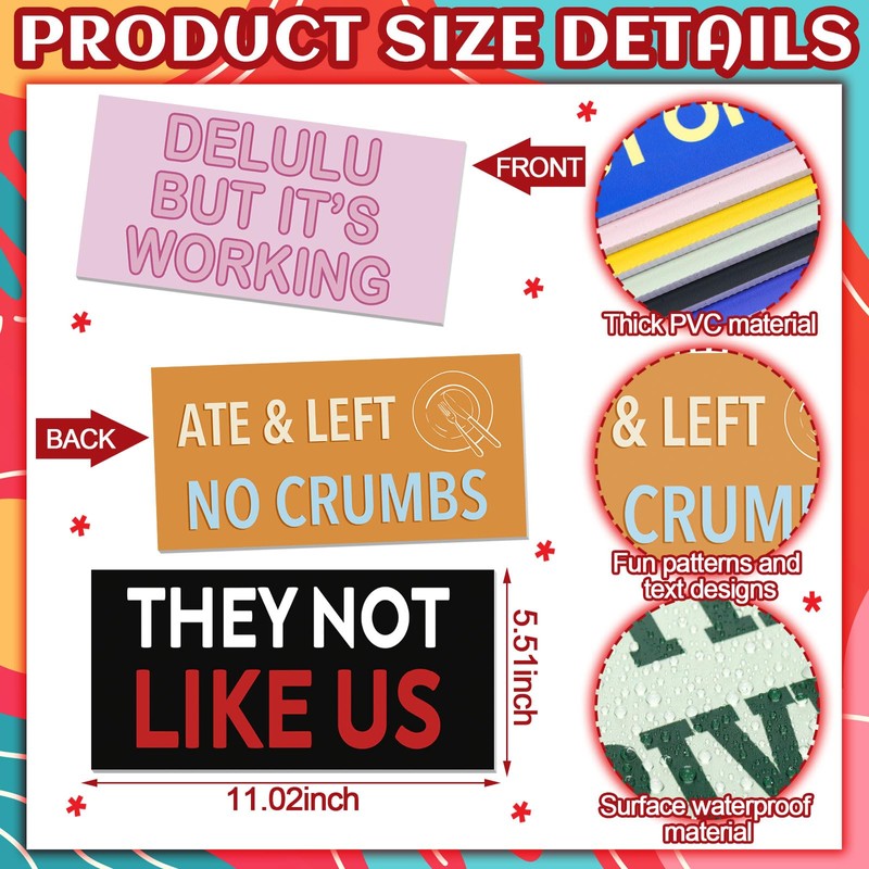 Beeveer 24 Designs Fun Photo Booth Props Sign Photoshoot Accessoires