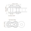 Kozelo 6pcs Chain Connector Link Roller - [8 mm Pitch]