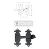 Imex EL ZORRO B-73969 Door / Window Bolt 110 mm