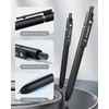 STAGEEK 12 Pcs GX3 Black Gel Pens, Quick Dry Smooth