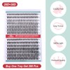 FADVAN False Eyelash Clusters 280pcs 20D+30D Blend 9-16mm Volume DIY