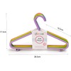 DIVCHI 20 Pack Children's Hanger Plastic Tubular Kids Hangers Non