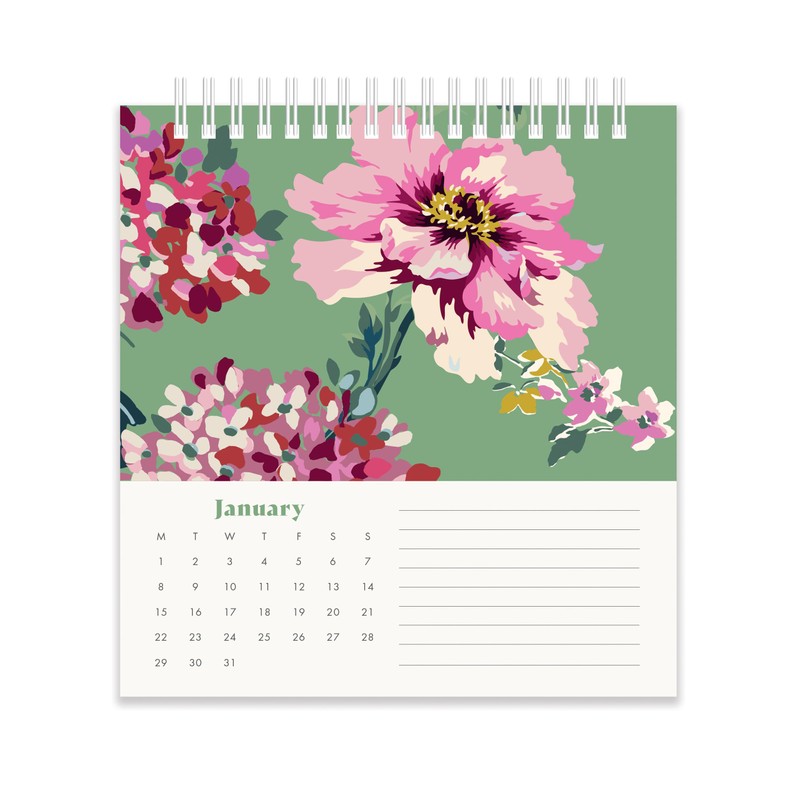 2024 Joules Floral Desk Calendar