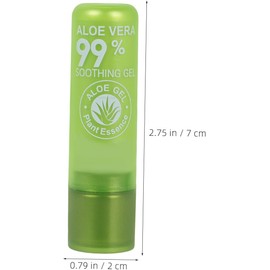 Bálsamo Labial Hidratante Cambia Color con Aloe Reparador y Prueba de Agua Brillo Transparente para Labios Suaves y Protegidos Mujer