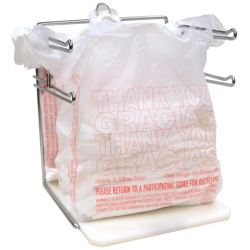 Unbranded T-Shirt Carry-Out Bags 11.5x6.5x22" 1000 Ct Plastic Grocery Shopping