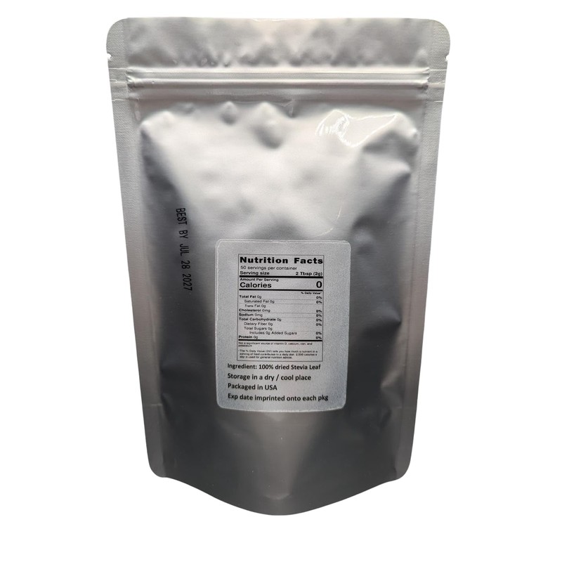 Stevia Leaf - Stevia rebaudiana Loose Leaf c/s 100% from