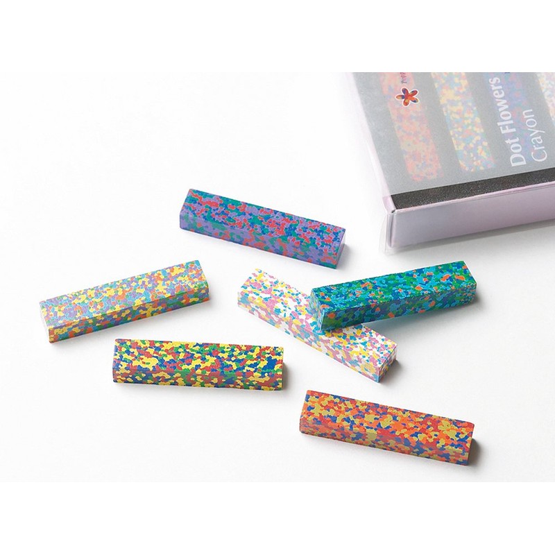 Dot Flowers Crayon