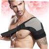 IWOWHERO Men's Shoulder Support Brace Breathable Shoulderpad Adjustable Strap for
