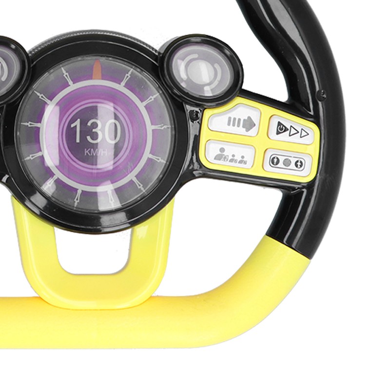 Children Kids Driving Simulation Steering Wheel Early Childhood Educational ToysYellow
