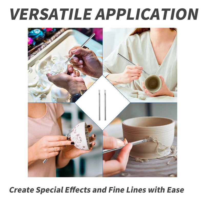 YAFIYGI 8 Pcs Ceramics Tools Kit Pottery Tools Carving Clay