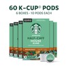 Starbucks K-Cup Coffee Pods, Medium Roast Hot or Iced Coffee,