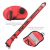 150x15cm Scuba Diving Surface Marker Buoy High Visibility Inflatable Surface