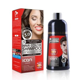 Hair Color Shampoo Dark Brown 3.0 100% Gray Coverage 400ML
