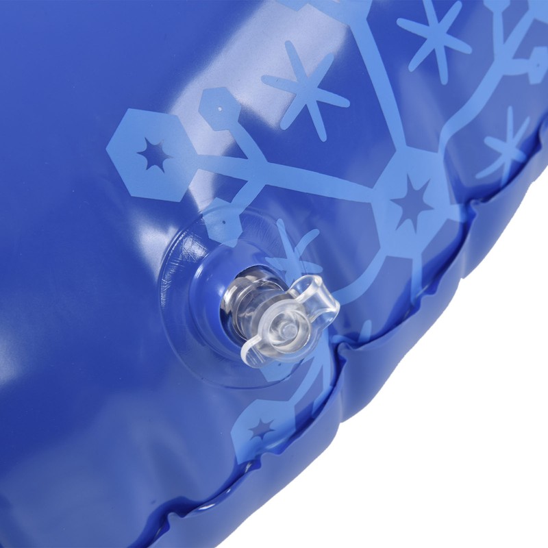 Snow Tube with Handle PVC 450lbs Load Bearing Blue White