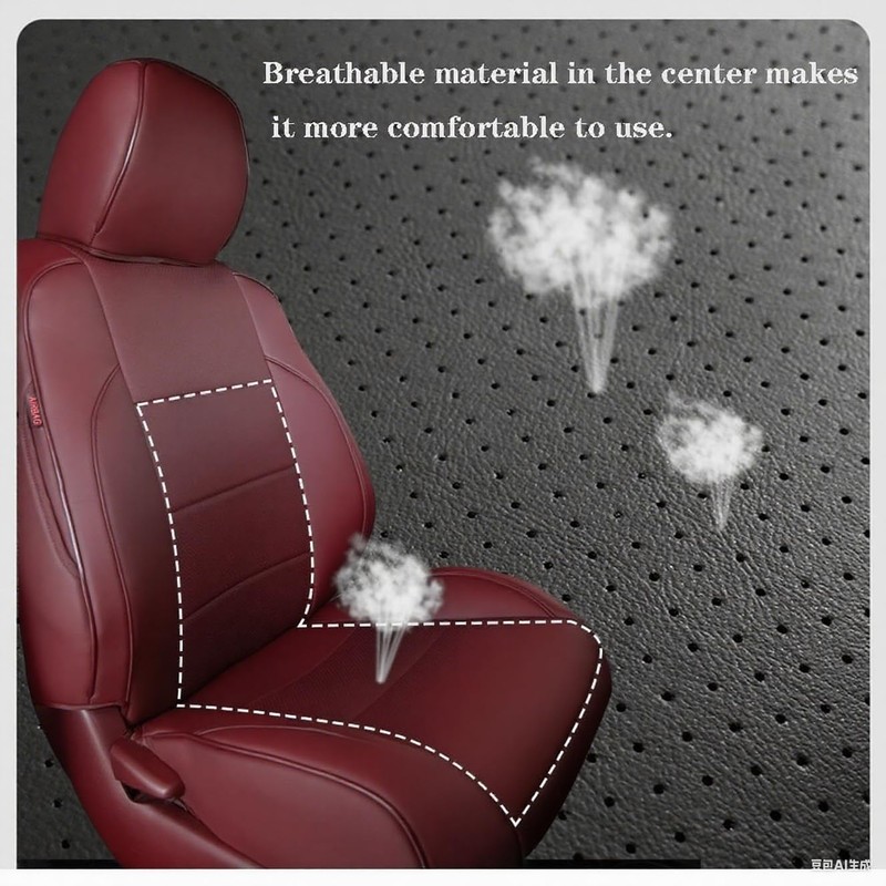 Leather Seat Covers Custom Fit for Tacoma Gen 3rd (2016-2023)