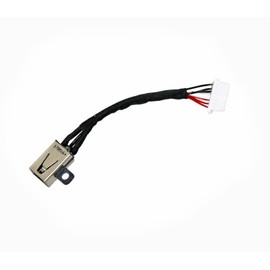 Fleshy Leaf DC Power Jack Charging Port Cable Replacement for Dell Inspiron 7586 7786 2-in-1 7778 7779 7386 13 7390 15 7586 17 7786 7791 Series Laptop ND3N8 0ND3N8 06VV22