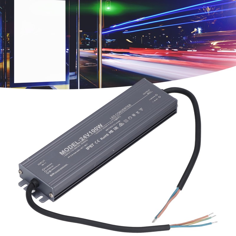 IP67 Waterproof Power Supply Copper Core Cable LED Driver Transformer