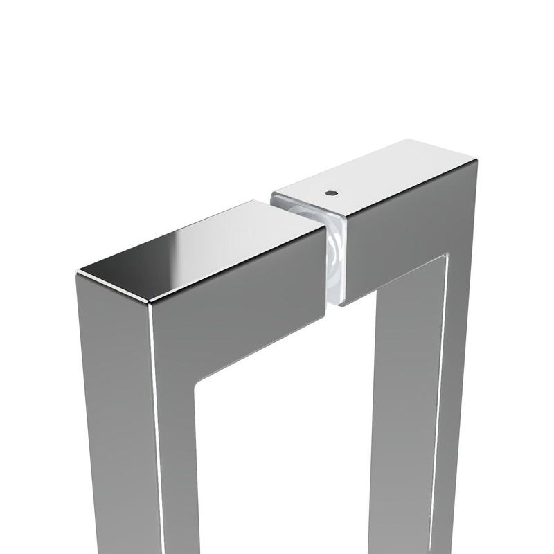 AQUALAVOS Shower Door Handle Stainless Steel Chrome Effect