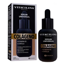 Vitacilina Serum Facial con Colágeno 30ml – Reafirma y Revitaliza | Uso Día y Noche