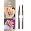Nail Liner Brush, Fine Line Nail art Brushes 5/9/15/20/25mm Thin