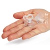 com-four® 20 x Suction Cup Holders with Clip Hooks for