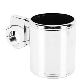 Soporte para Botella de Agua para Manillar, Portavasos para Manillar de Motocicleta, Cromado, Ajustable, para ATV,de 22 a 32 Mm