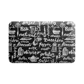 BRIGHTICONIC Kitchen Anti Fatigue Mats Gifts for Dad for Kitchen Floor 3/4" Thick Padded Comfort Design Mats Rubber Sink Mat Floor Mats Standing Kitchen Mat Desk Mat Waterproof 20x32 Cooking