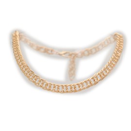 Women Boot Bracelet Chain Links Basic Bling Metal Western Fashion Jewelry Anklet Shoe Charm Gold Color