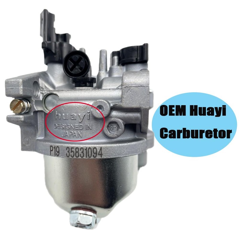 Huayi Carburetor Assembly Compatible with YardMax YT4565 208cc Rear Line