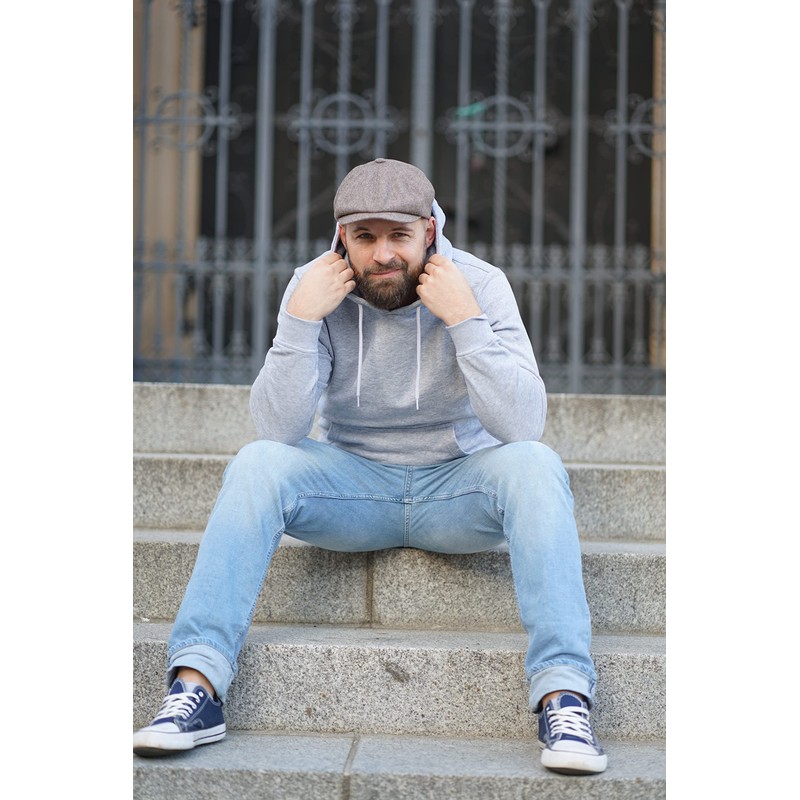 WEROR WEROR-322.1 Men's Peaked Cap - Flat Cap Men's Hat