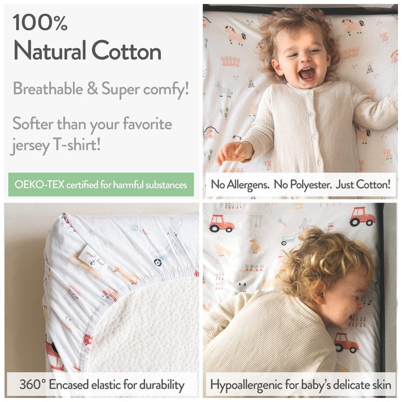Cradle Sheets Fitted 18 x 36 Inch – Snuggly Soft