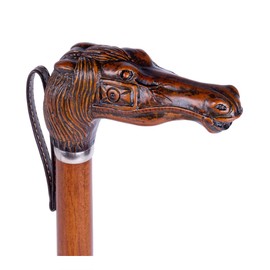 FootFitter Classic 22" Medium Shoe Horn with Wooden-Style Handle, Premium Long Shoehorn with Ergonomic Handle, Durable Stylish Shoe Helper (Made in Italy) Race Horse