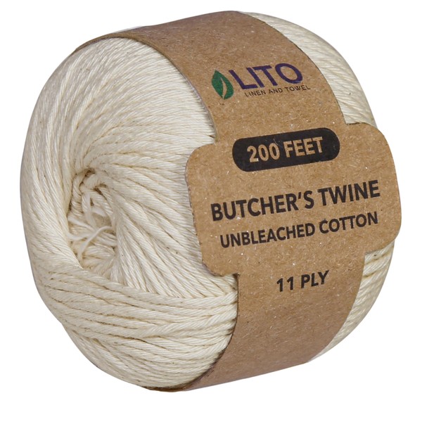 Twine String | Butchers Kitchen Twine for Turkey Trussing, Meat