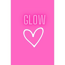 Glow Notebook - Pink: Paperback 6 x 9 inch 120 lined pages