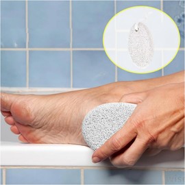 Natural Pumice Stone, 2 Pieces Pumice Stone Foot Care, Lava Stone Foot Care Callus Hard Skin Removal for Feet and Hands, Foot Scrub, Natural Foot File, Callus Remover for Skin Exfoliation