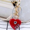 3Pcs Pink Heart Combination Locks, Luggage Locks, Cute Locker Code