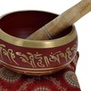 Ajuny Tibetan Singing Bowl Set - Handcrafted Meditation Brass Sound