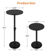 Jchccu 2Pack Drink Table, Small Round Side Table - 360°