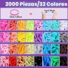2000 Pc Mini Ligas Para El Cabello Y Pinzas Niñas
