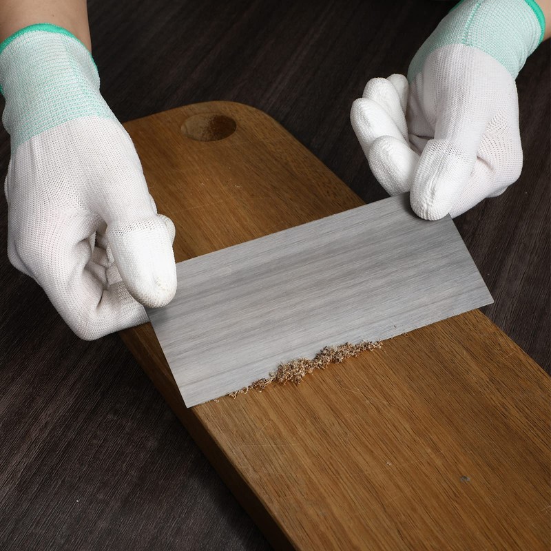 Therwen Scraper Burnisher and 6 Pcs Multi-Shaped Scraper Set Burnishing