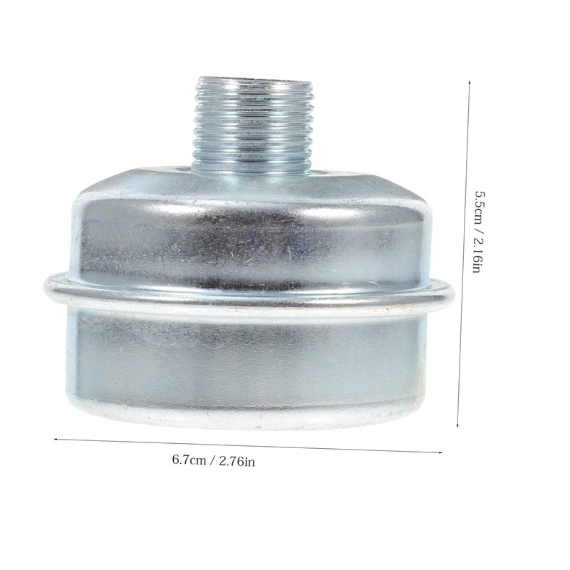 MERRYHAPY Engine Muffler for Lawn Equipment 1/2 Inch Threaded Metal