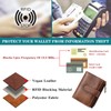 GOIACII Small Wallet Women RFID Blocking Trifold Clutch Ladies Credit